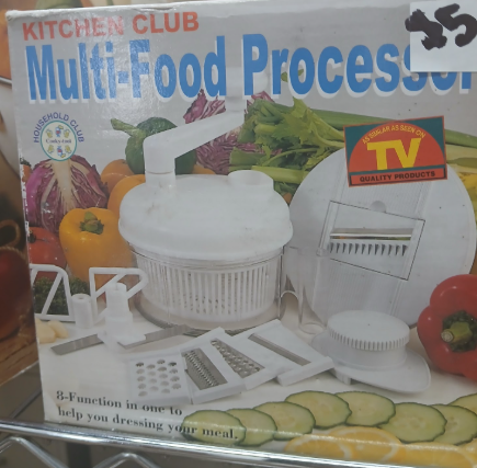 KITCHEN CLUB 8-Function Multi-Food Processor - As Seen On TV Quality Products-Extras