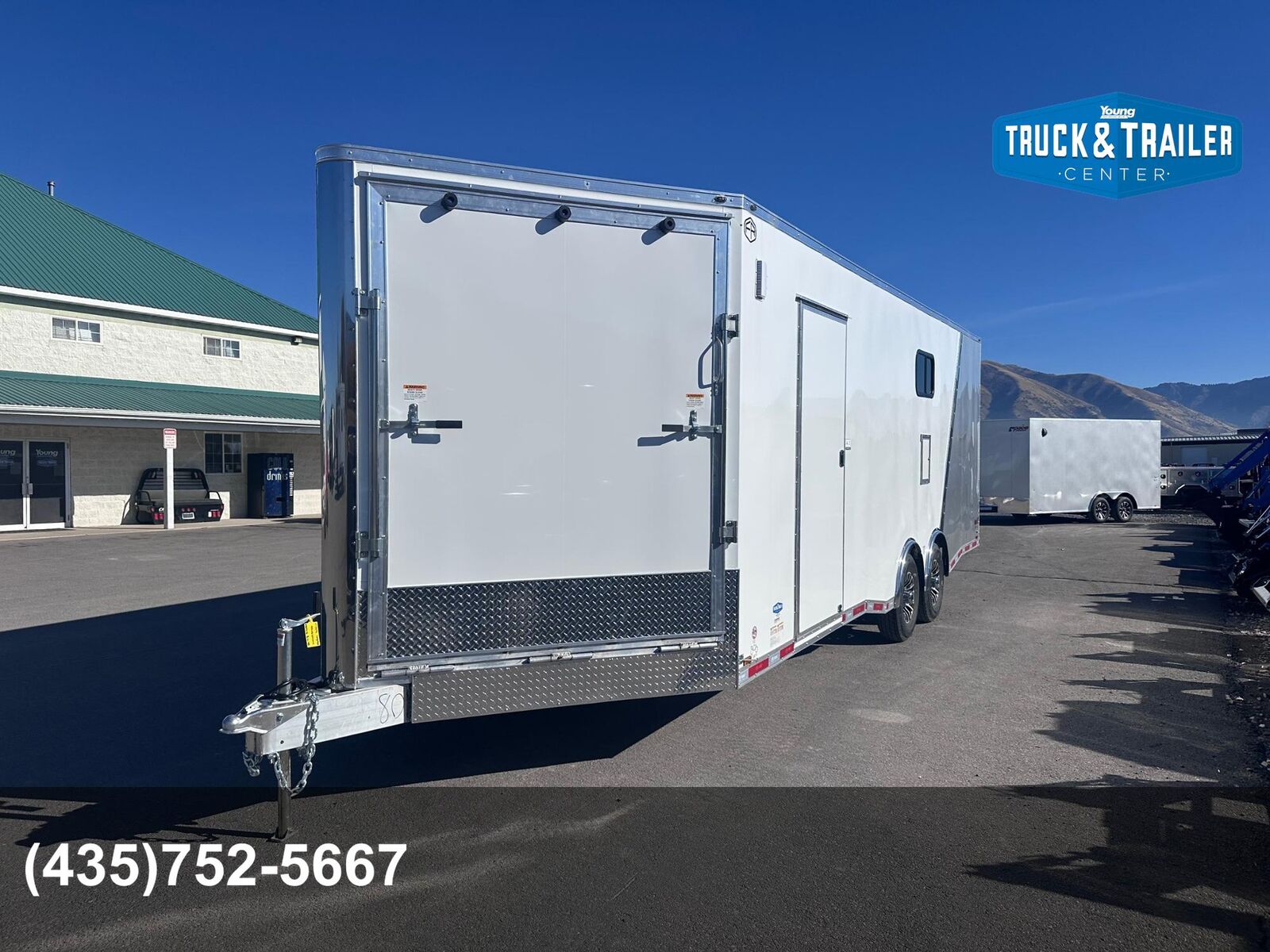 2026 Cargo Mate Redline 8.5X24+5 Aluminum Sled Trailer