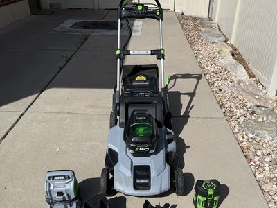 Ego Self Propelled Mower With Extras