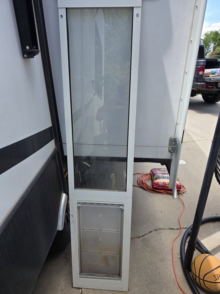 sliding dog door ext