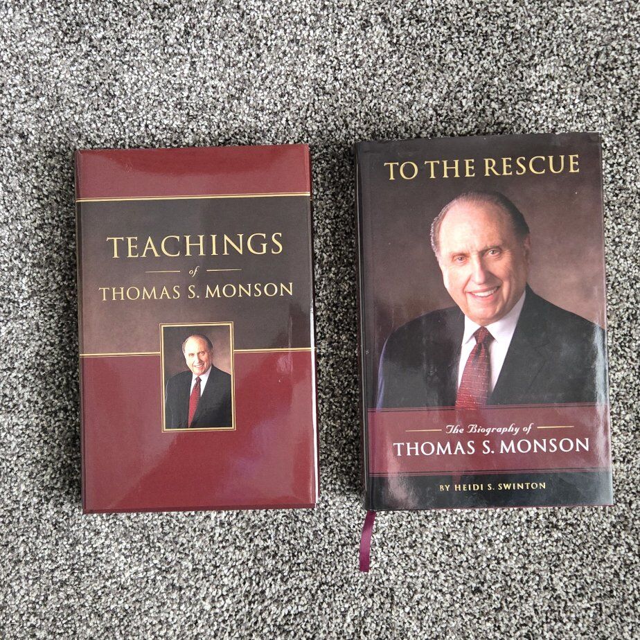 2 Books Signed by Thomas S. Monson