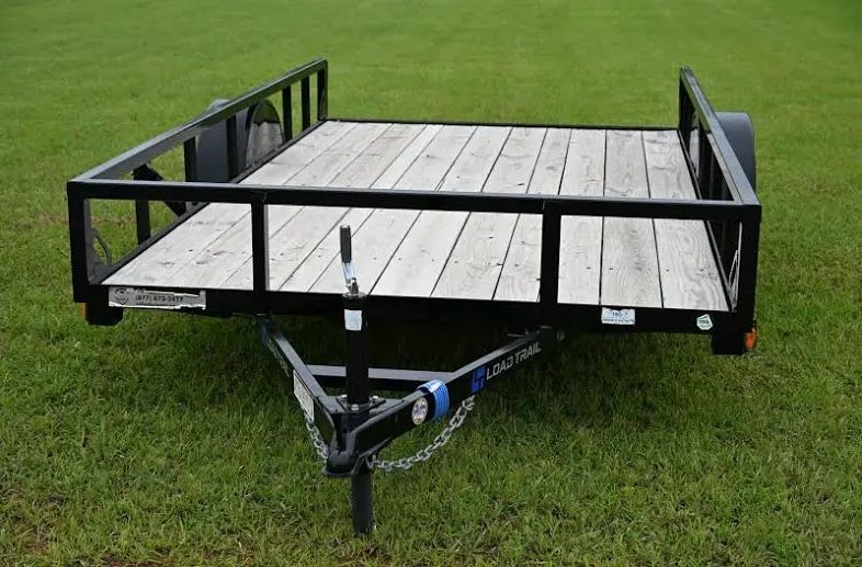 Safford 6.5x12ft Single Axle Flatbed Utility Trailer with New Tires