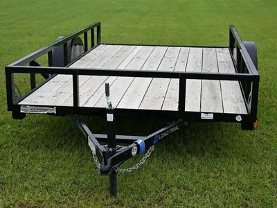 Safford 6.5x12ft Single Axle Flatbed Utility Trailer with New Tires