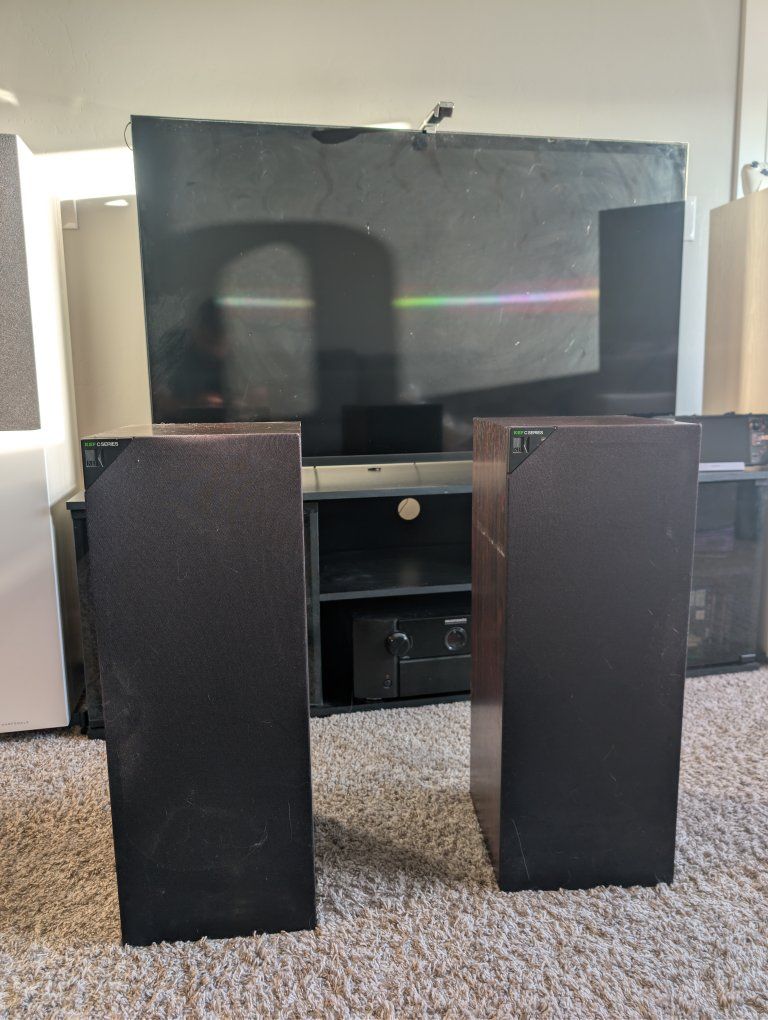 KEF C40 2-Way Bookshelf Speakers - Vintage Audiophile Quality, Excellent Condition (Pair) OBO