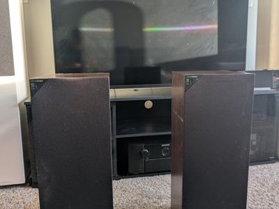 KEF C40 2-Way Bookshelf Speakers - Vintage Audiophile Quality, Excellent Condition (Pair) OBO