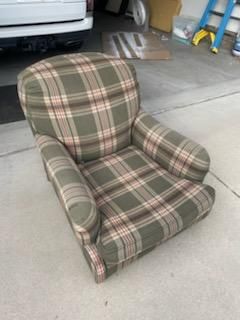 Vintage Ralph Lauren Home / Henredon Club Chair – English Country Plaid