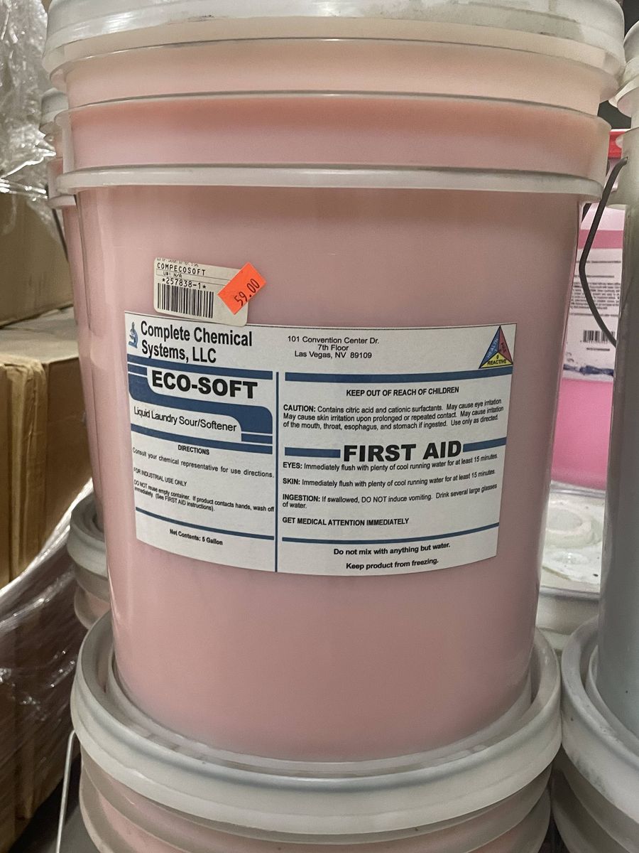 Eco-Soft Commercial Laundry Softener - 5 Gallon Pail
