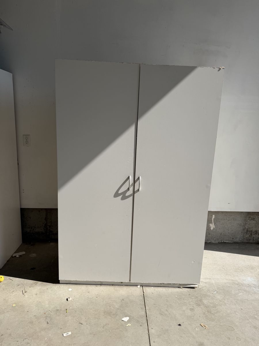 FREE Large White Free-Standing Storage Cabinet - 48" W x 71" H FREE