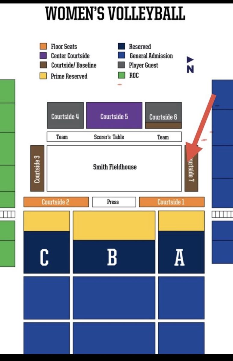 FRONT ROW - 4 tix BYU WVball - 9/3