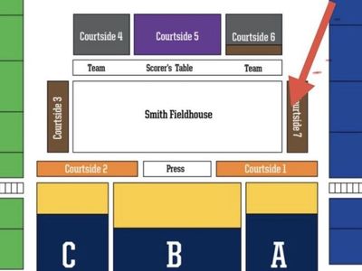 FRONT ROW - 4 tix BYU WVball - 9/3
