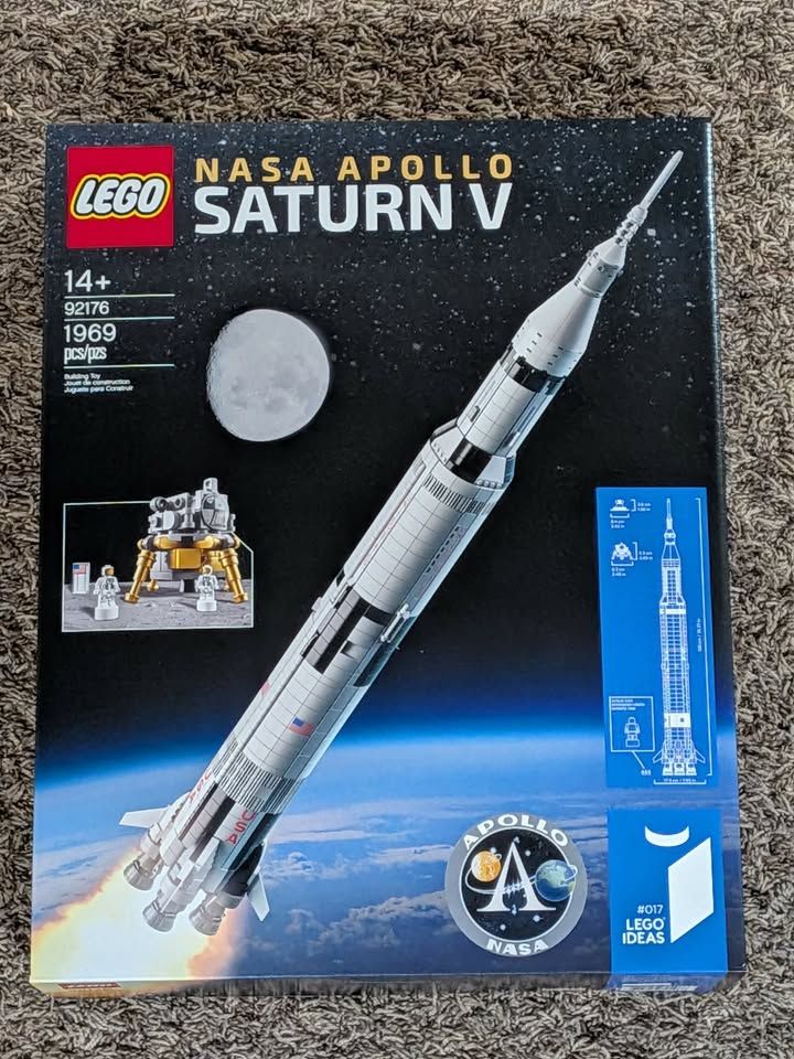 LEGO Ideas: Lego NASA Apollo Saturn V 92176 New Sealed 21309