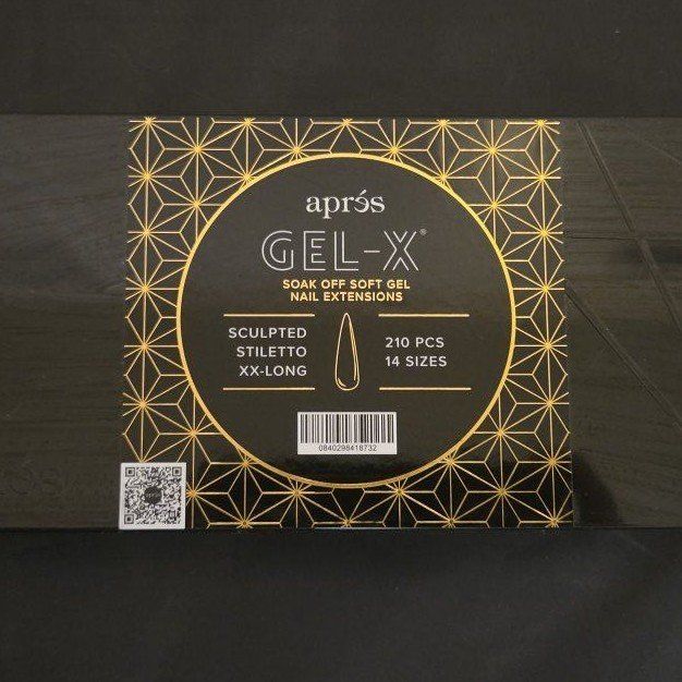 Apres gel-x nails (Sculpted Stiletto XX-LONG) DIY