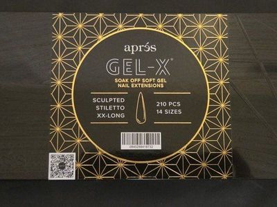 Apres gel-x nails (Sculpted Stiletto XX-LONG) DIY