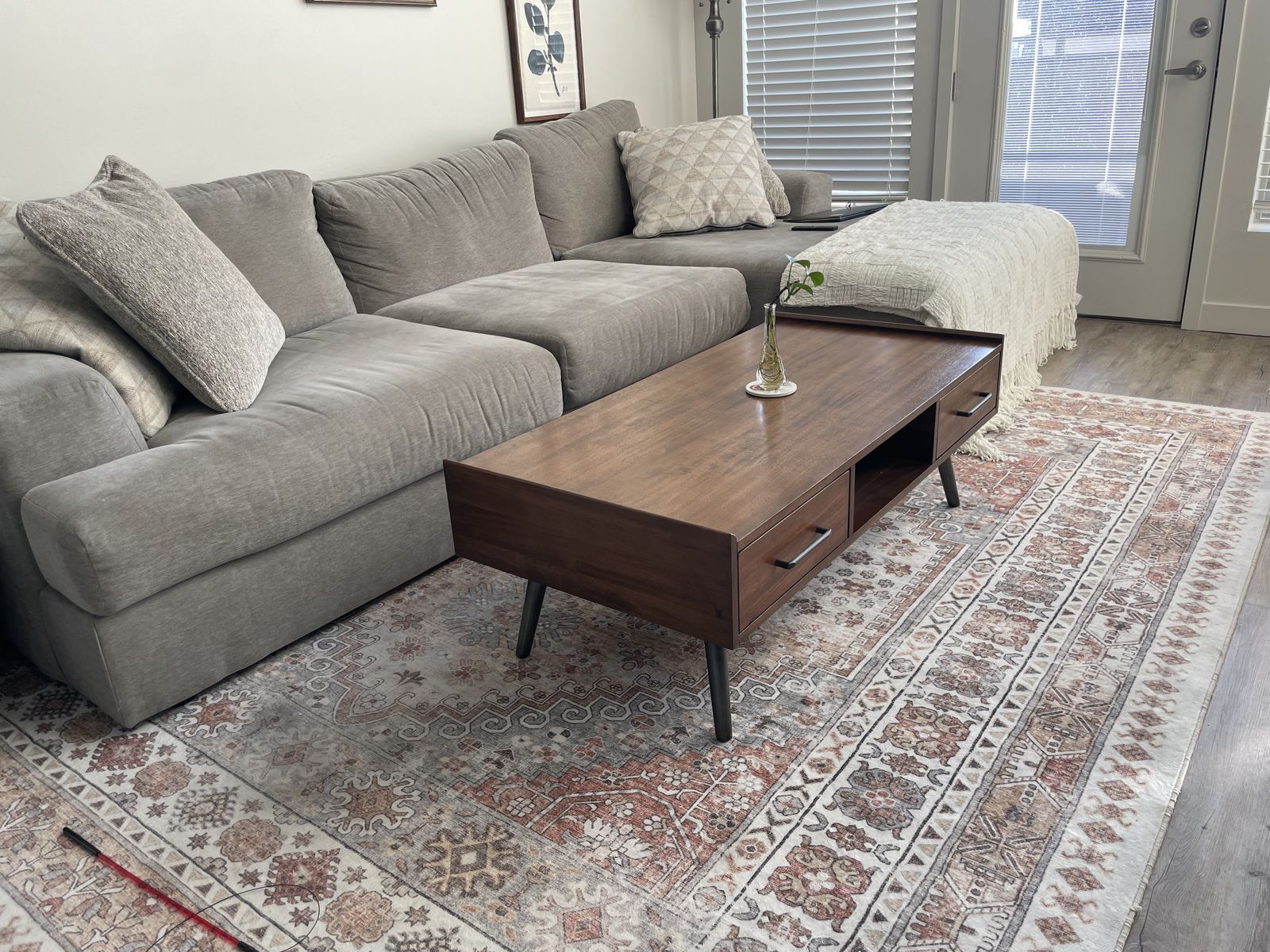 Couch and coffee table