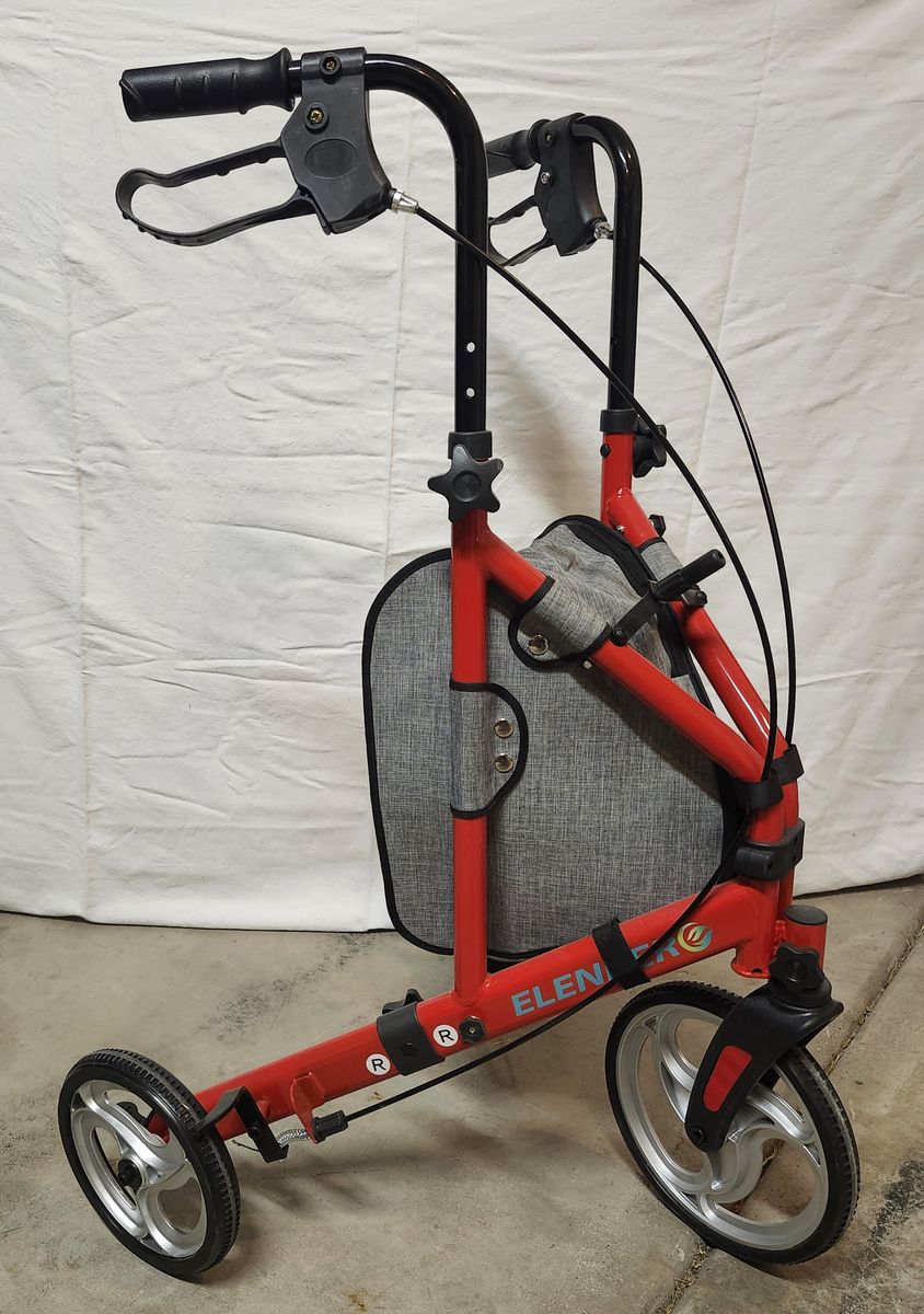 Elenker Upright Rollator Walker 3-Wheel