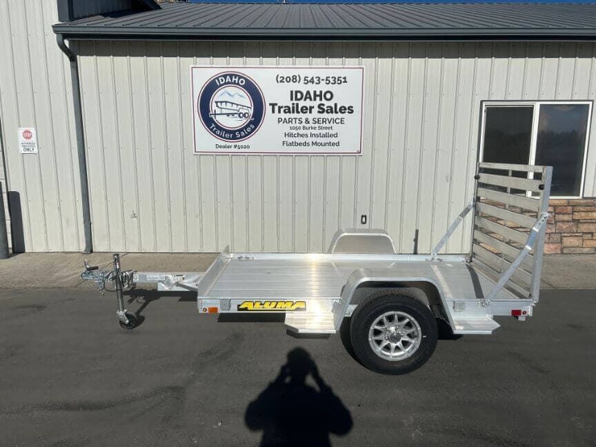 2026 Aluma 548S-TG 54'x8' Single Axle Aluminum Utility Trailer 2K