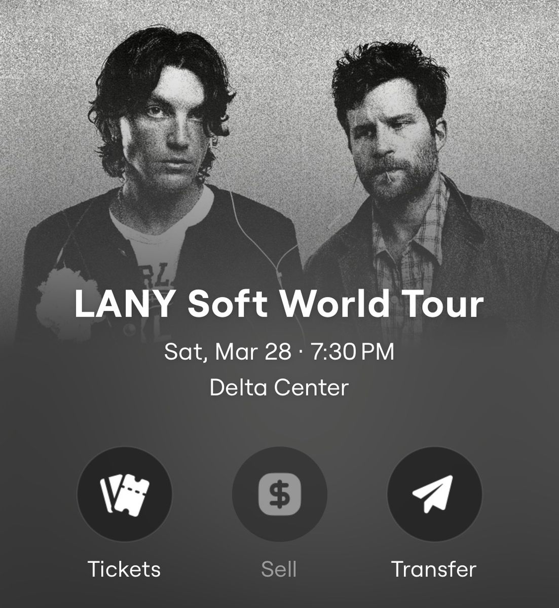 1 Lower Bowl LANY Ticket In SLC 3/28