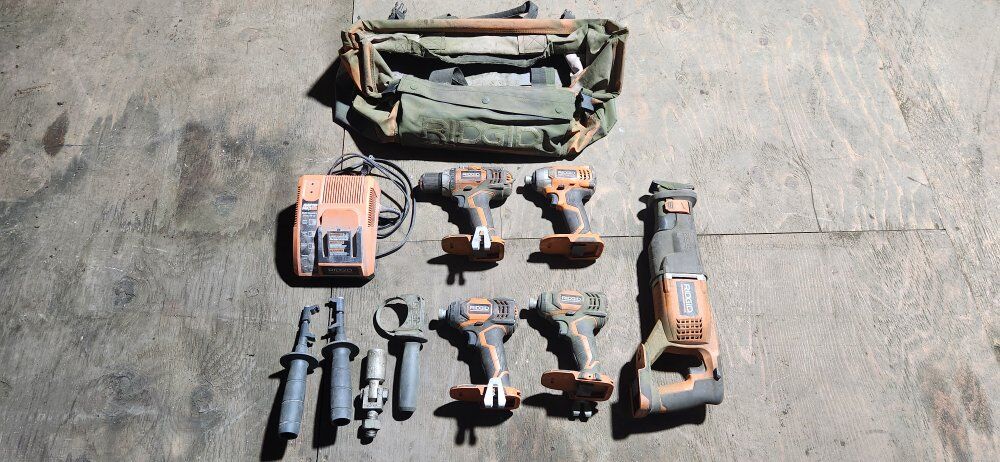 Ridgid Battery Power Tools