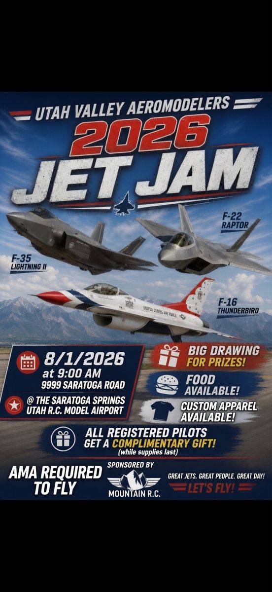 Utah Valley Aeromodelers Jet Jam 2026