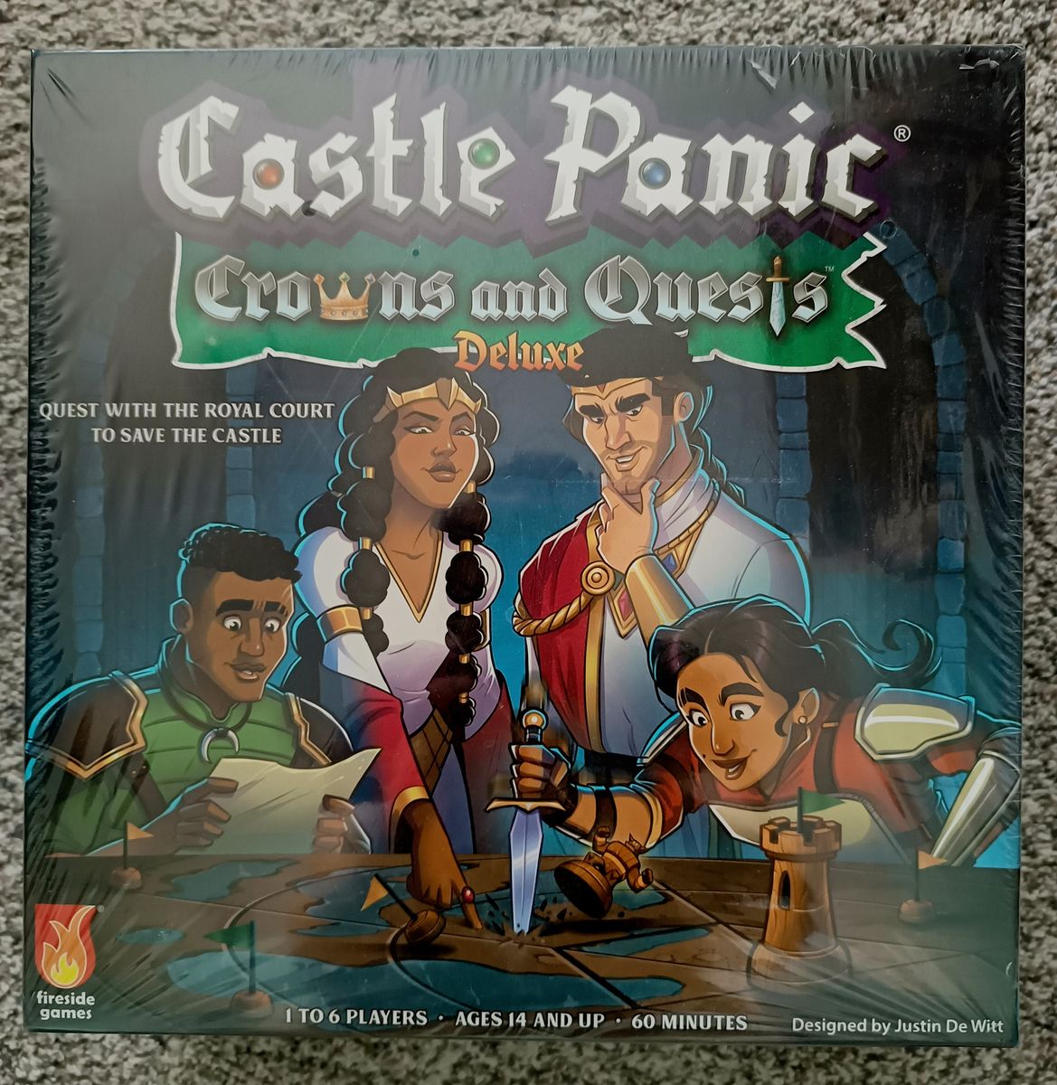 Castle Panic Expansion Crowns and Quests Deluxe, Brand New