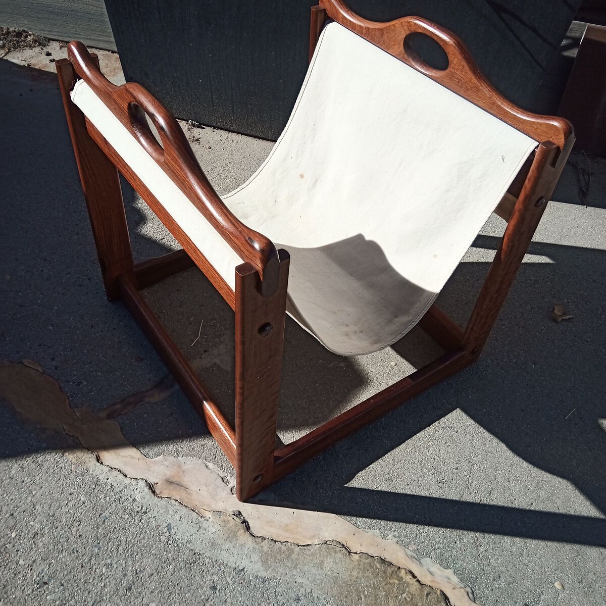 Mid Century Danish Teak Log Holder