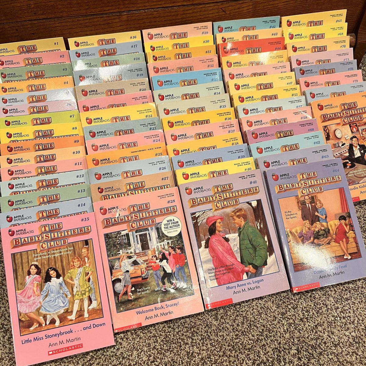  64 x Baby-Sitters Club Books - ALL Vintage Covers - Shipping available!