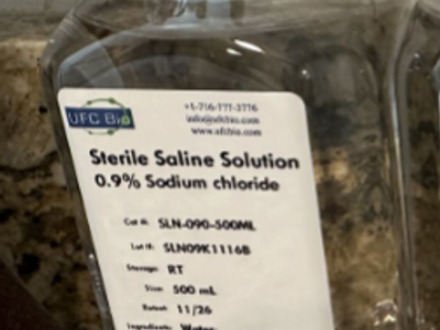 1 Sterile Saline Solution SEALED NON-EXPIRED 500ml