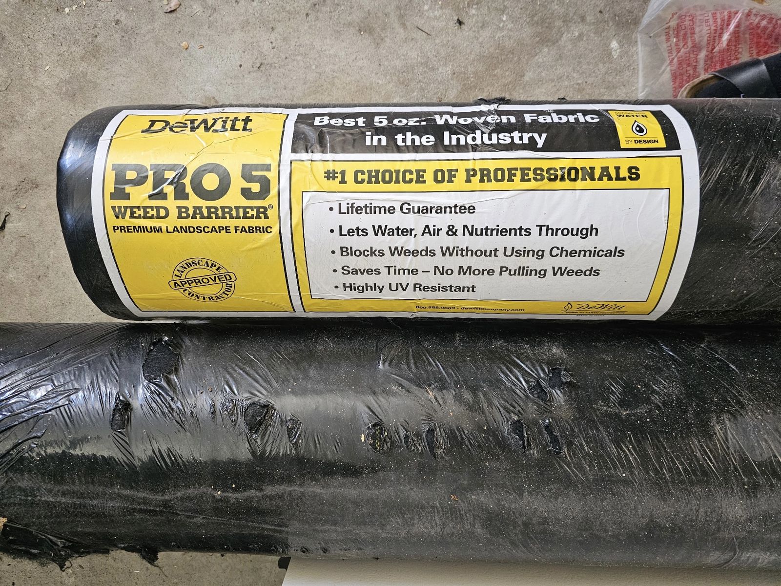 Weed Barrier Fabric Dewitt Pro-5 2 rolls