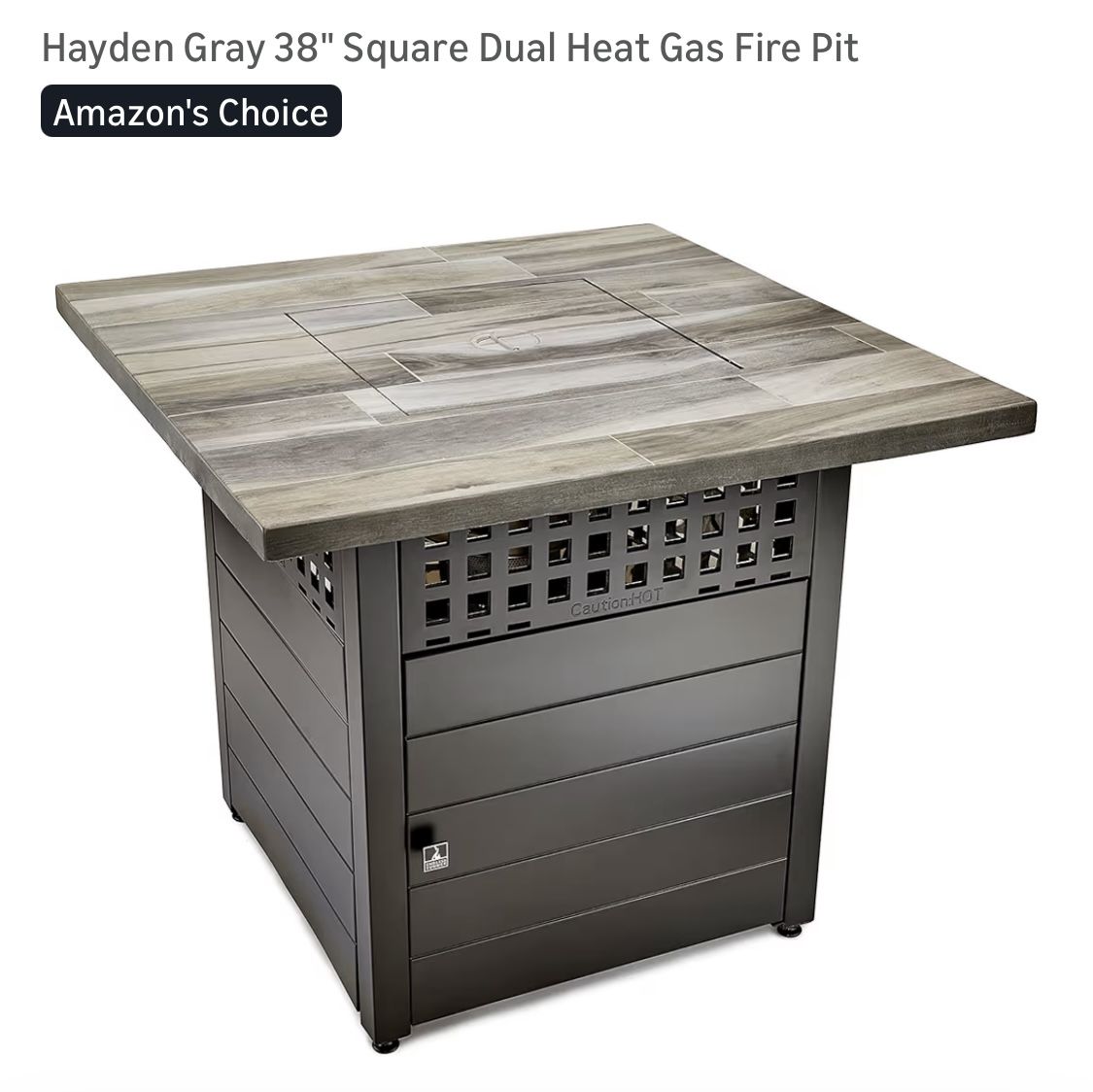 Outdoor Gas fire pit table