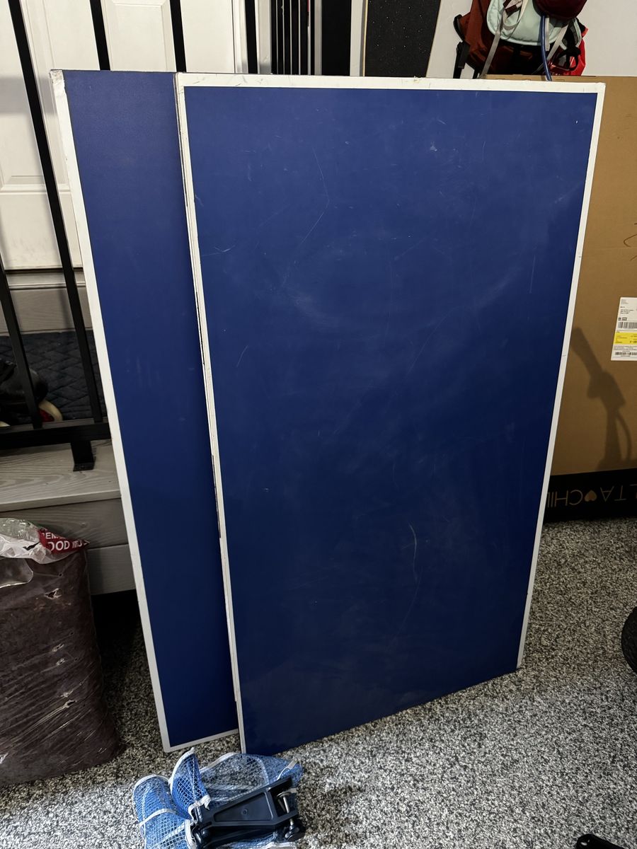 Ping pong table top & accessories