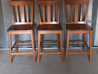 3 Nice Bar Stool / Counter Height Chairs