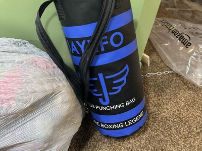 Jayefo Kids Punching Bag Black and Blue Used