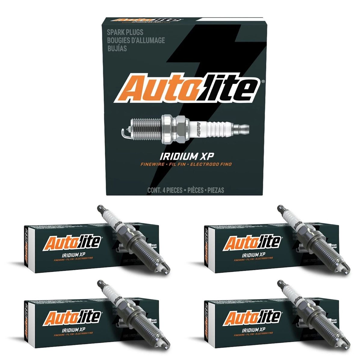 4 pc Autolite Iridium XP XP6203 Spark Plugs