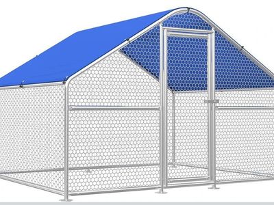Brand new- Large Metal Chicken Coop, 6.6 ft