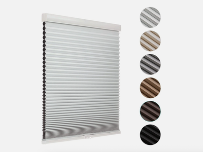 MYshade 33x72 Cordless Blackout Cellular Shades Honeycomb Blinds White