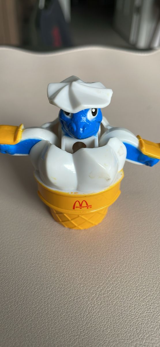 Vintage 1990s McDonald's Happy Meal Changeables ice cream dinosaur 