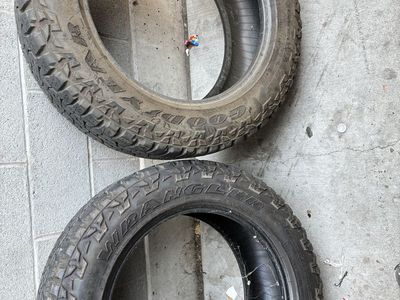 Pair of Goodyear Wrangler 275/55/r20. Good condition