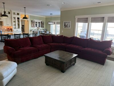 Extra Large, High End Barn Red Sectional