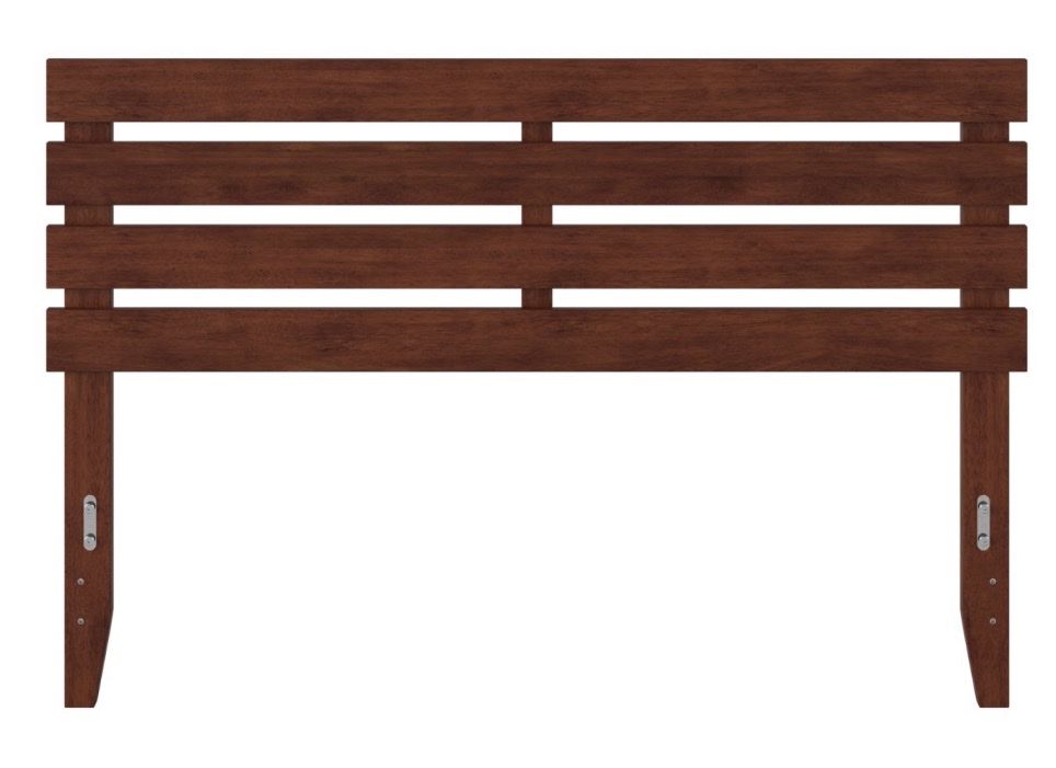AFI Oxford Queen Size walnut Slatted Bed Headboard (62" x 41")