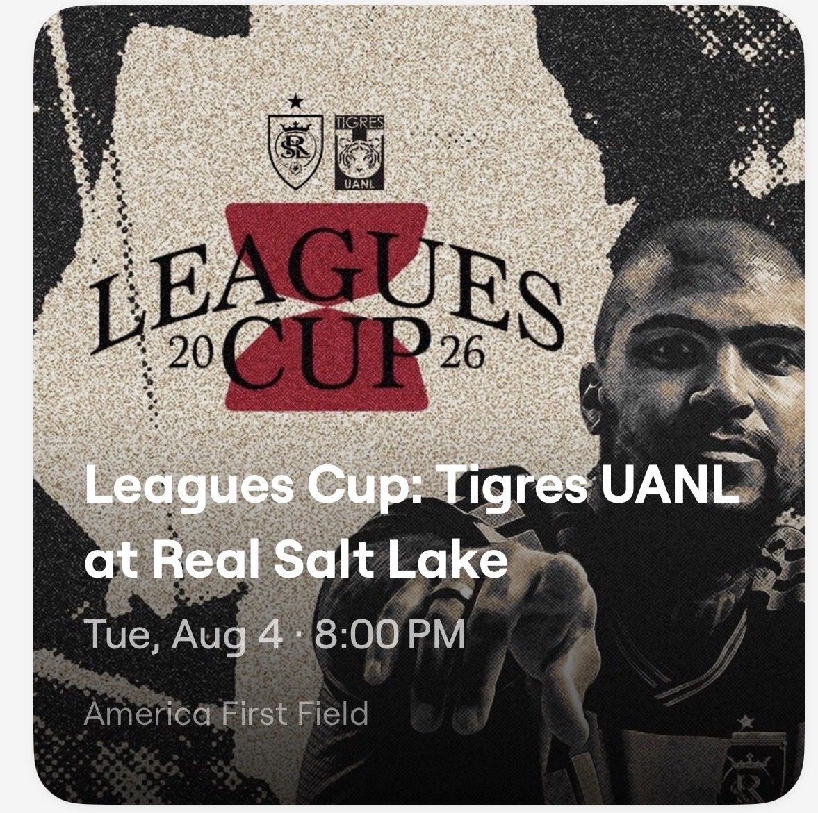 RSL vs Tigres 8/4 @ 8:00 PM