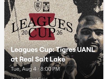 RSL vs Tigres 8/4 @ 8:00 PM