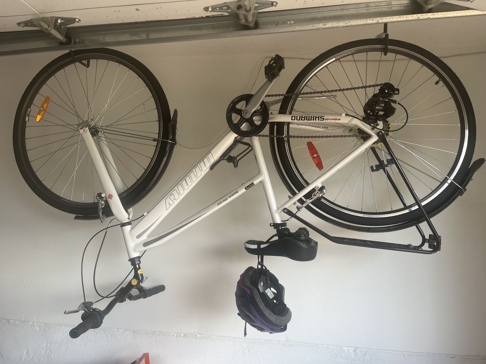 Adult or teenage female bike.