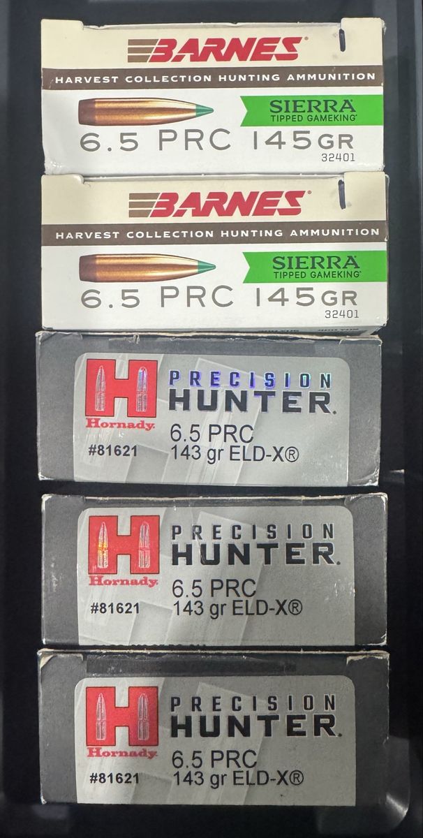 6.5 PRC factory Ammo