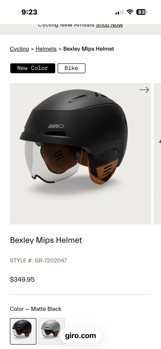 NEW Bexley MIPS by Giro Black Small Helmet. In box never used Style GR-7202047