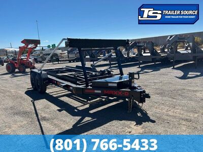 7x14 Maxx-D ROX Roll Off Roll Off Trailer - 14K GVWR - Electric Tarp