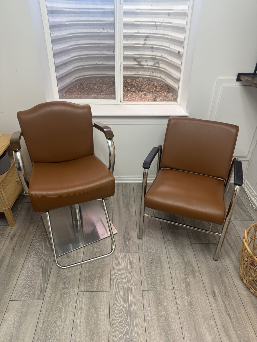 Salon chair set