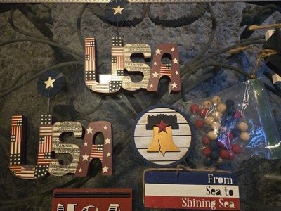 4th of July Wood Signs