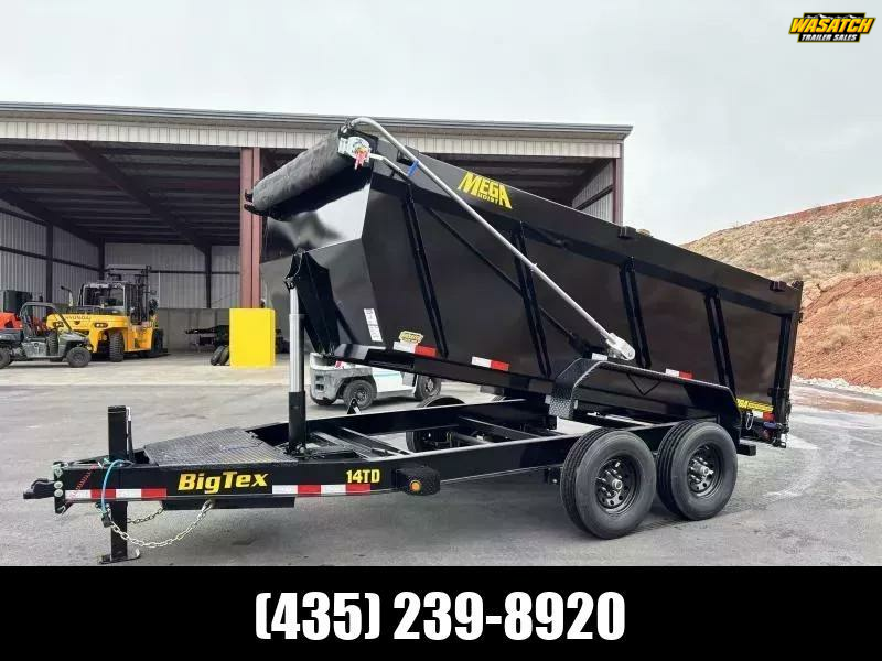 Big Tex Trailers 7X14 15.4K 14TD HEAVY DUTY TELESCOPIC Dump Trailer