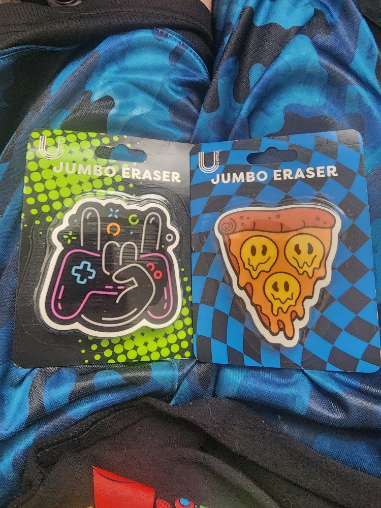 2 Jumbo Erasers