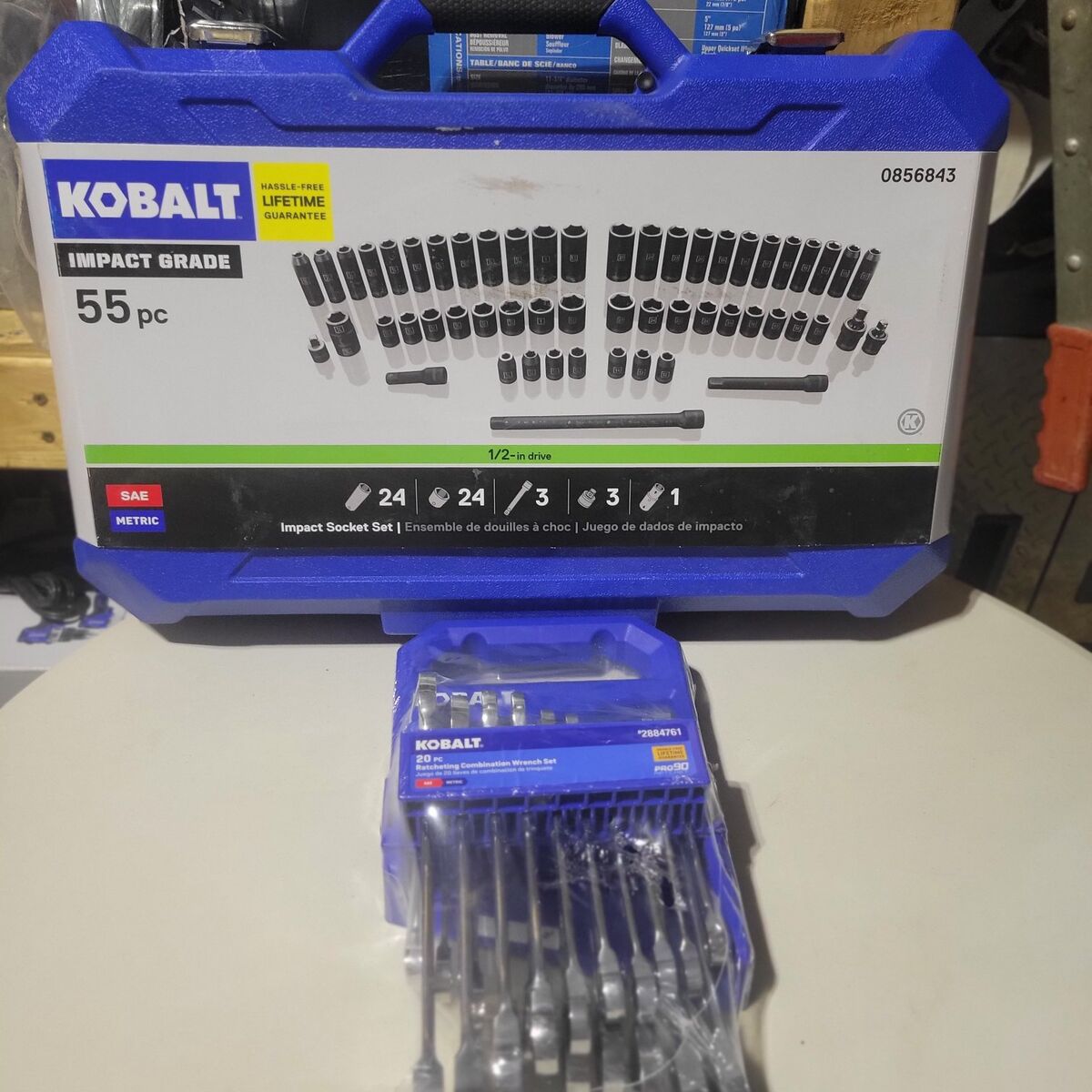 Kobalt 55 -Piece Standard (SAE) and Metric Impact